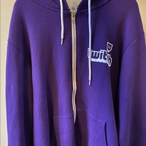 Twitch Zip Up Hoodie (Large)